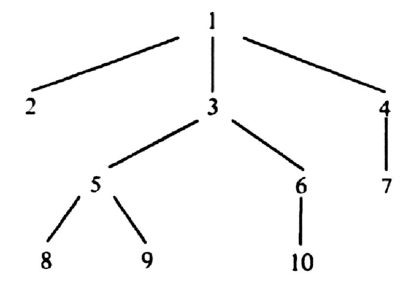 Рисунок 2. Пример древовидной структуры